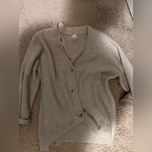 Oversized Chunky Knit Cardigan